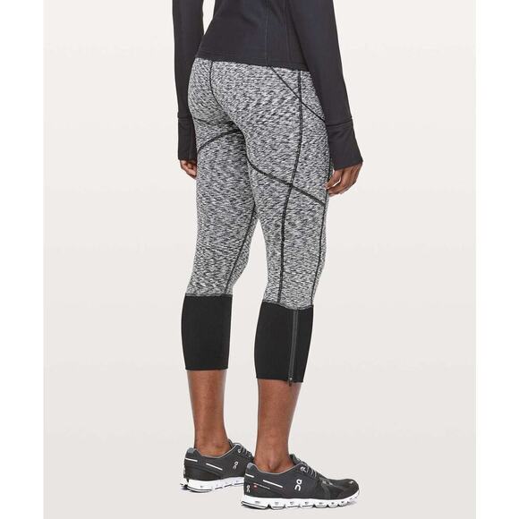 Lululemon Rebel Runner Crop Spaced Out Space Dye Size 12 - Picture 8 of 14